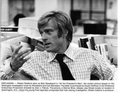 Robert Redford in 1976 - picture from newspaper
